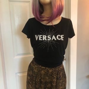 “Versace” Style Sparkle Tee